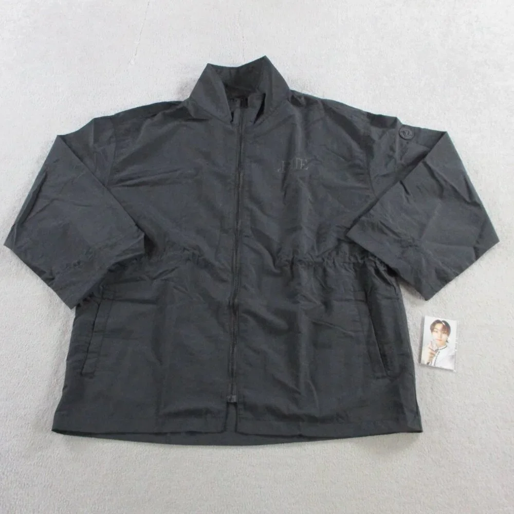 ENHYPEN World Tour Fate Windbreaker Adult F Black Jacket Pullover Lightweight - Picture 1 of 13